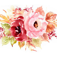 "Wine & Roses" in Watercolor