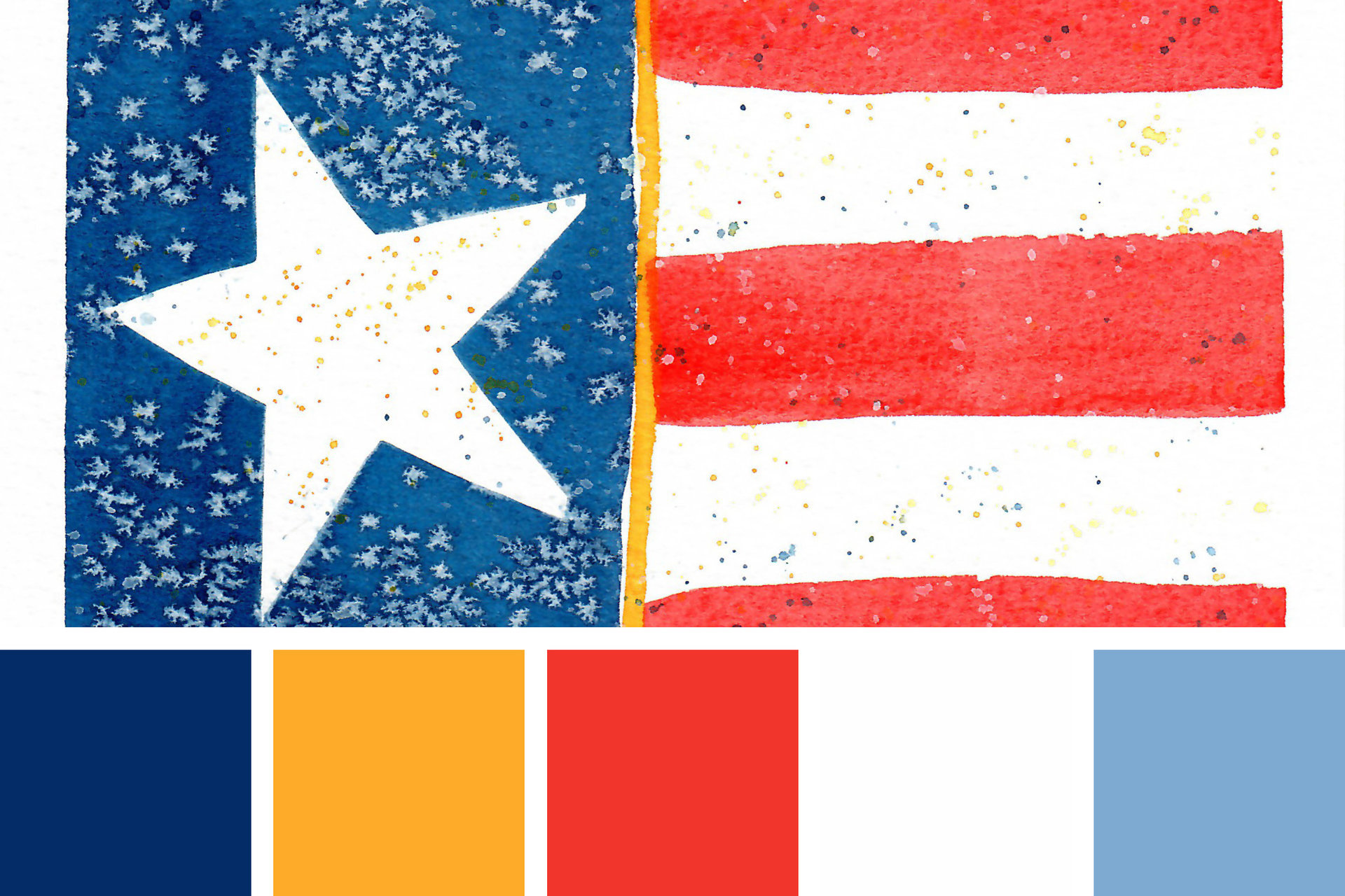"Red, White, and Blue-tiful" Banner