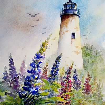 Lupine Lighthouse